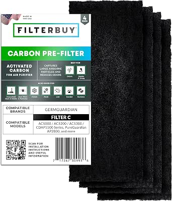 Filterbuy Air Purifier Replacement Filter