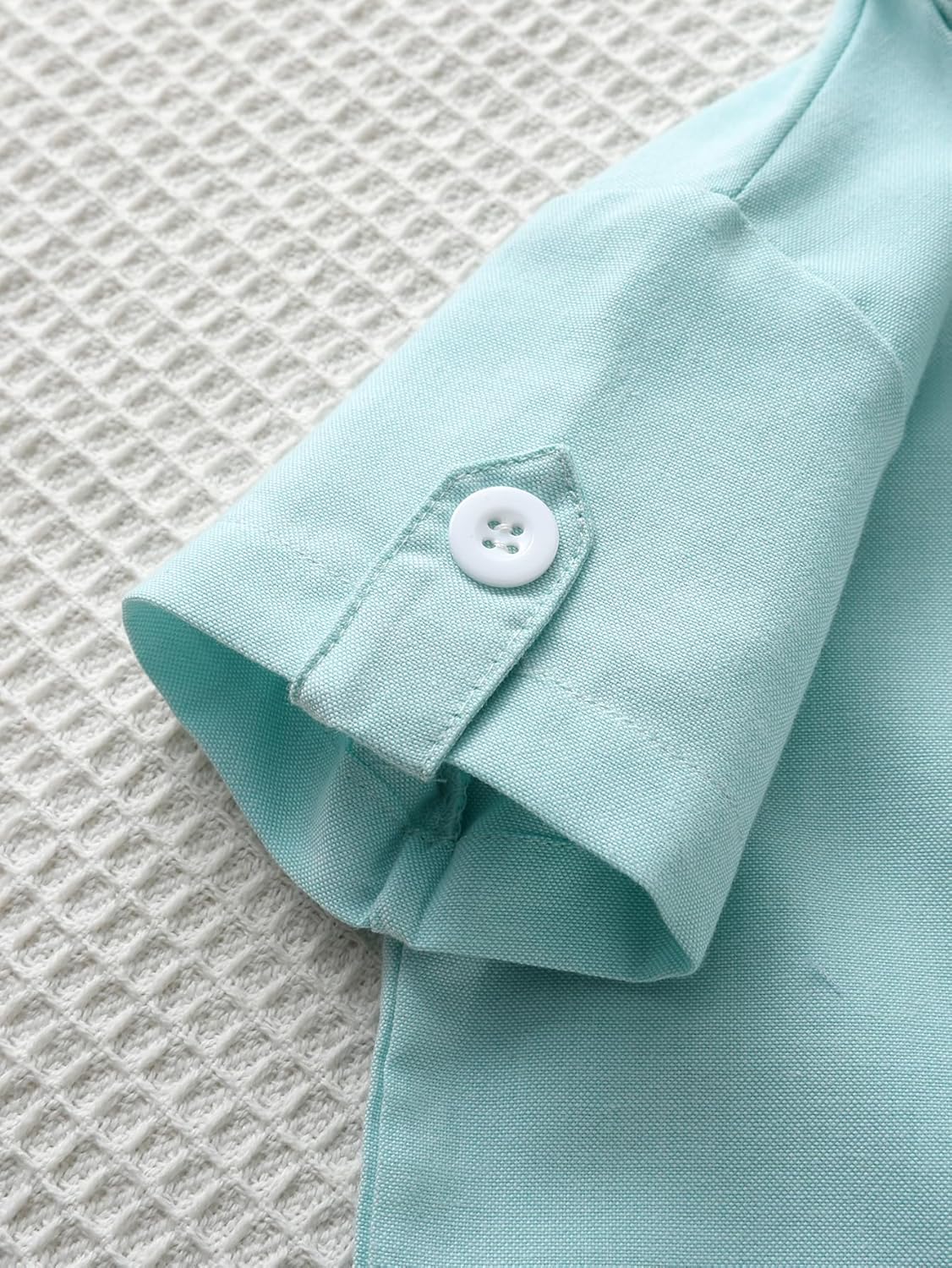 Baby Boys Gentleman Shorts Sets, Infant Outfits Suits, Shirt+Shorts+Bow Tie+Suspenders - Image 5