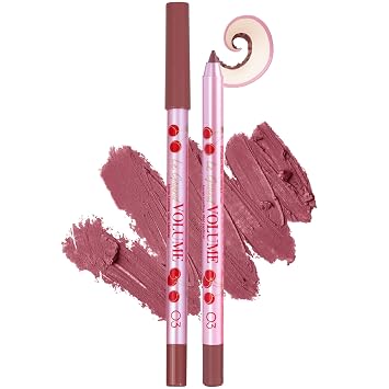 Vivienne Sabo Gel Lipliner Le Grand Volume Sharpenable, Long-Lasting Smudge-Proof Lip Liner & All-Over Lip Color, Creamy Precision Formula, Comfortable Wear, 03 Cold nude