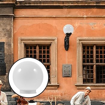 2番シーリングカバー　オーロラ×半透明白　バブルガラスランプ胡桃DB PICCOLA ピッコラ シーリングランプ ガラスシェード