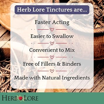 Herb Lore Organic Chamomile Tincture - Liquid Chamomile Drops for Babies & Adults - Melatonin-Free Sleep Supplement (4 fl oz)
