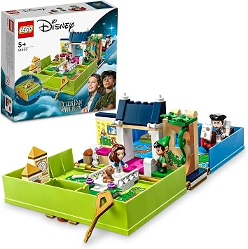 LEGO Disney Princess Peter Pan and Wendys Adventure Storybook 43220 Toy Blocks, Present, Adventure, Fantasy, Girls, Ages 5 and Up