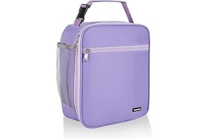 Purple Lunch Box for Men and Women: Insulated and Spacious Cooler