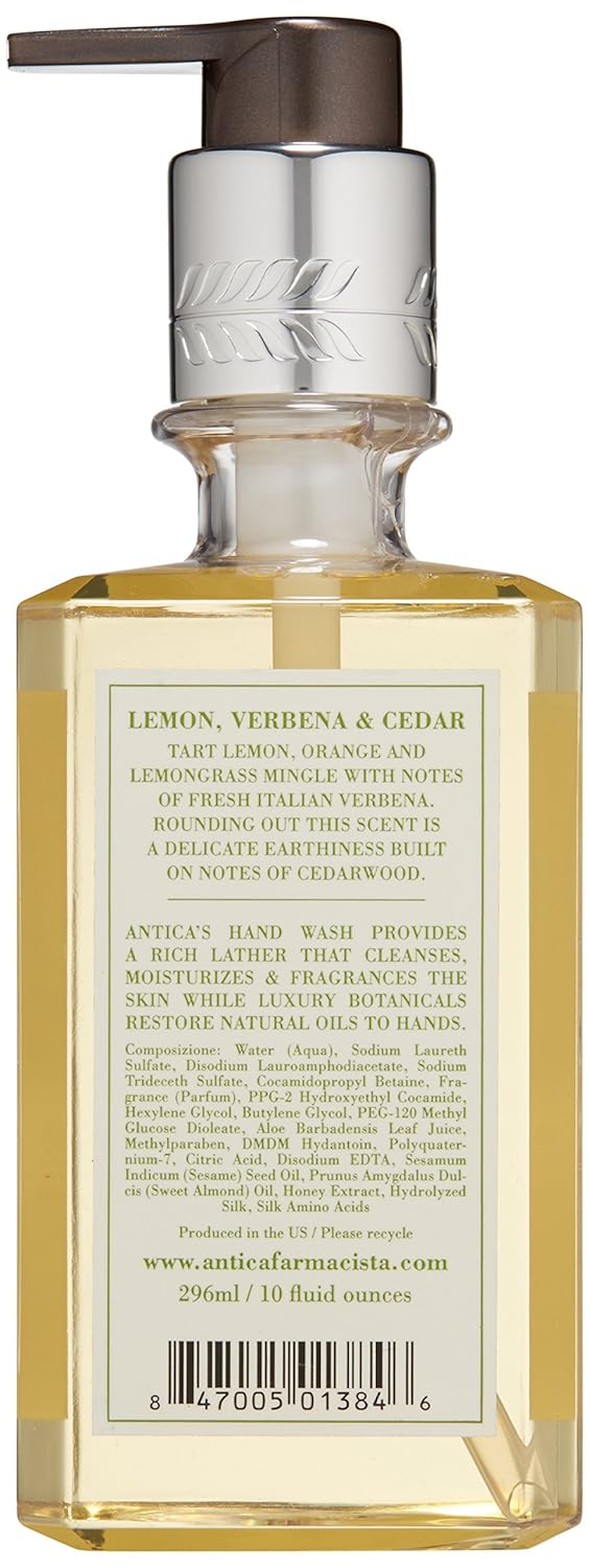 Antica Farmacista Hand & Body Wash - Luxury Nourishing Body Wash - Hydrating Hand Cleansing Wash - Bath & Body Gift - Lemon, Verbena & Cedar, 10 fl oz - Image 2