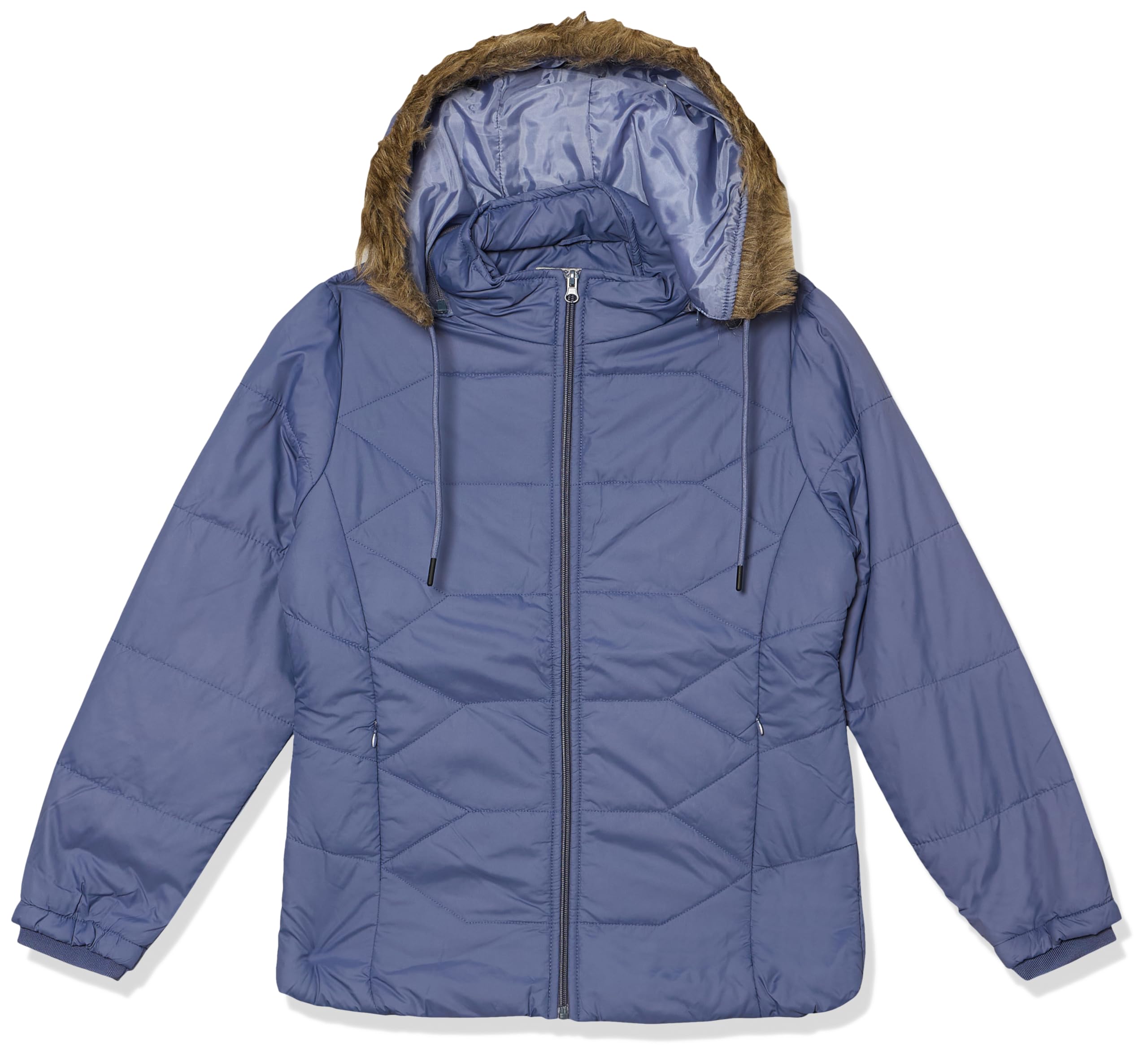 qube by fort collins Women's Polyester Regular Fit Bomber Jacket With Detachable Hood - Stylish & Comfortable Winter Wear-picture-14