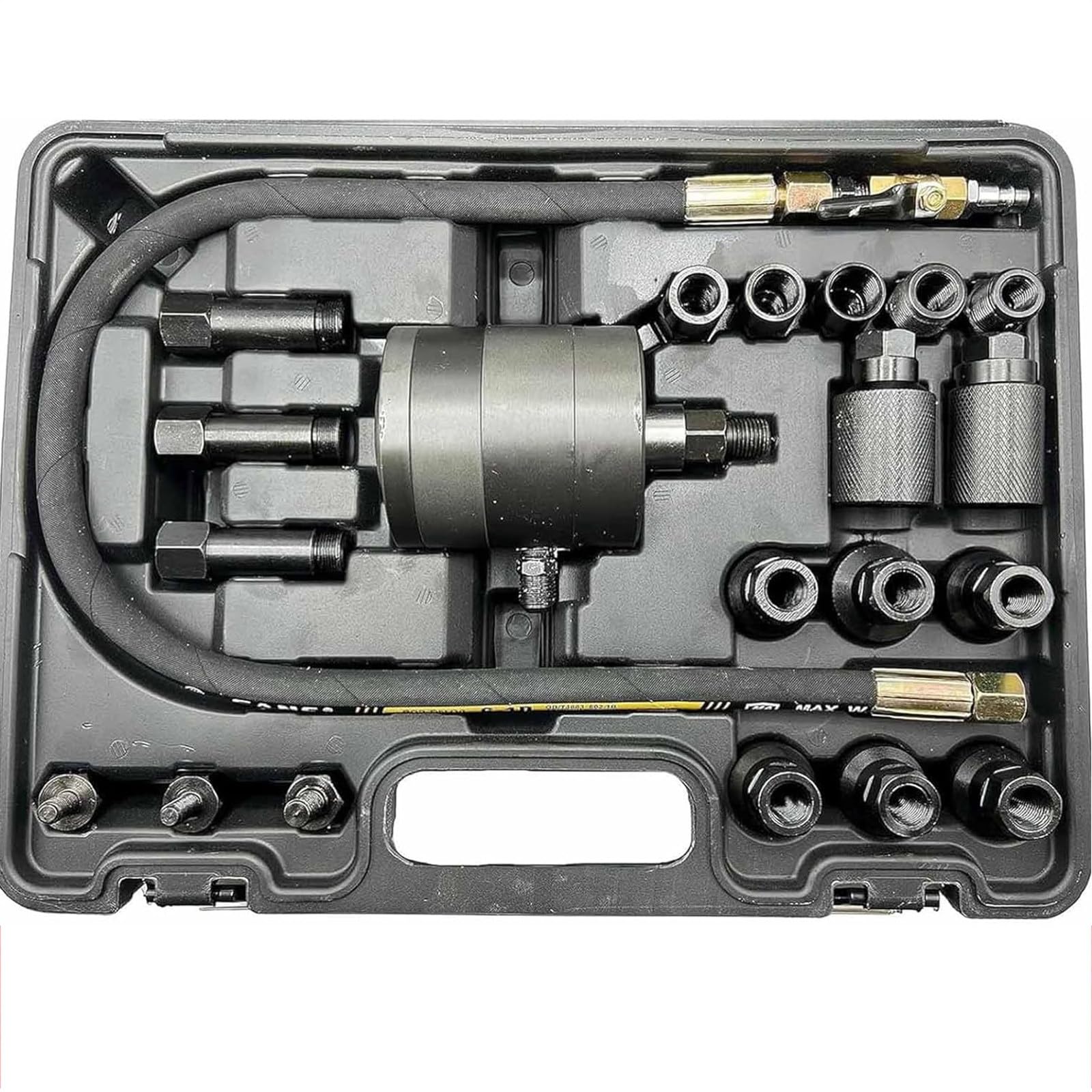 LTSRLL Set di estrattori per iniettori Diesel per Officina, estrattore per Camion Diesel per Auto, Strumenti Completi con Custodia per Il Trasporto