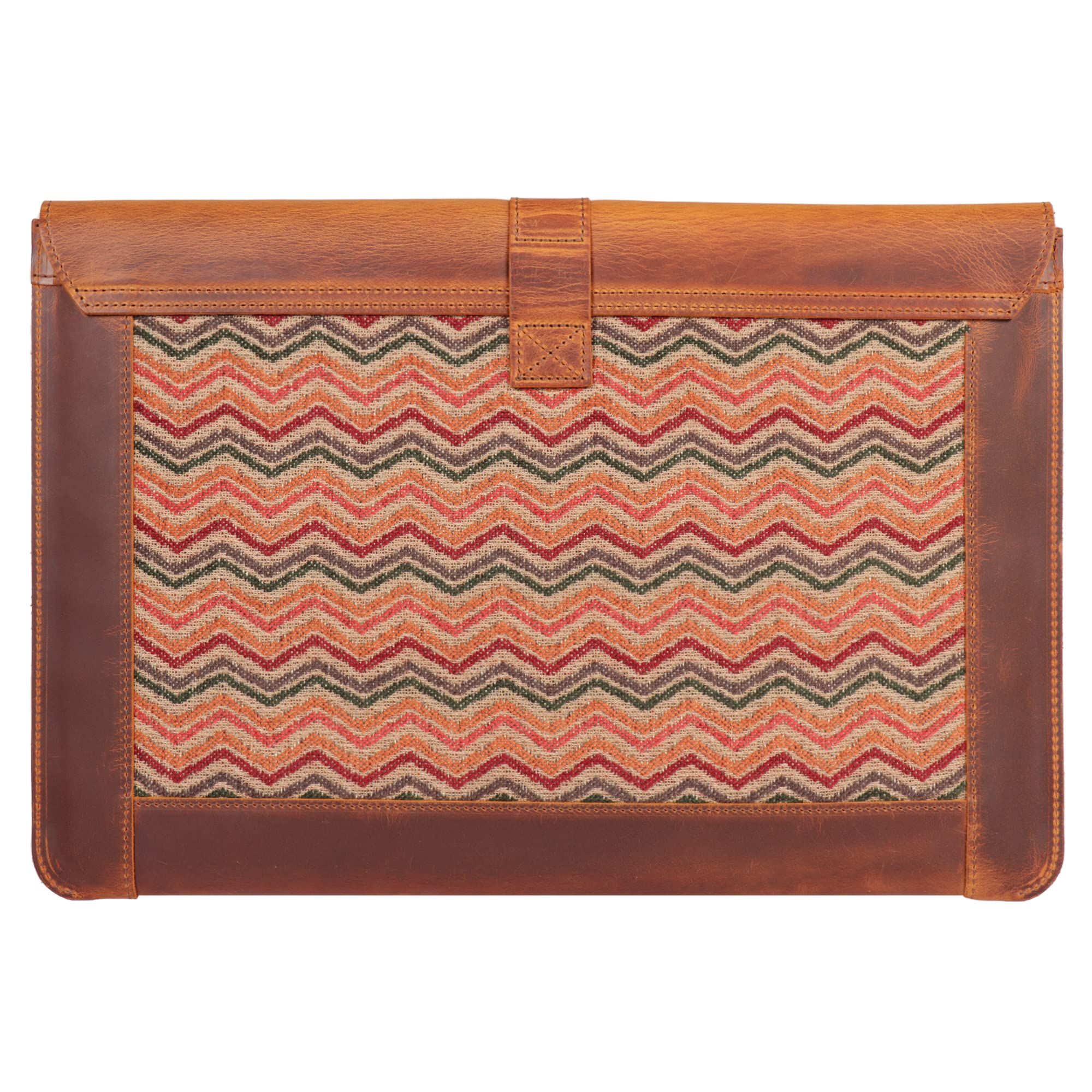 Funda de Cuero LONDO Compatible con MacBook Pro 16 & MacBook Pro 15 Pulgadas Camel (M5, M4, M3, M2, M1, Pro, MAX), Maletín para Portátil en Cuero Grano Superior Premium, Modelos 2020 a 2026