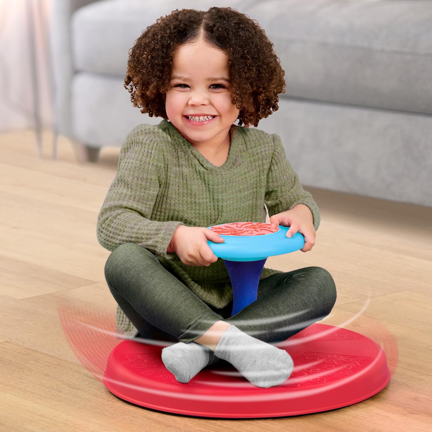 Classic Sit ‘n Spin Activity Toy, 360° Toddler Spinning Seat, Amazon Exclusive, Toy for Boys, Girls, Kids, Ages 18 Months and Up by Just Play