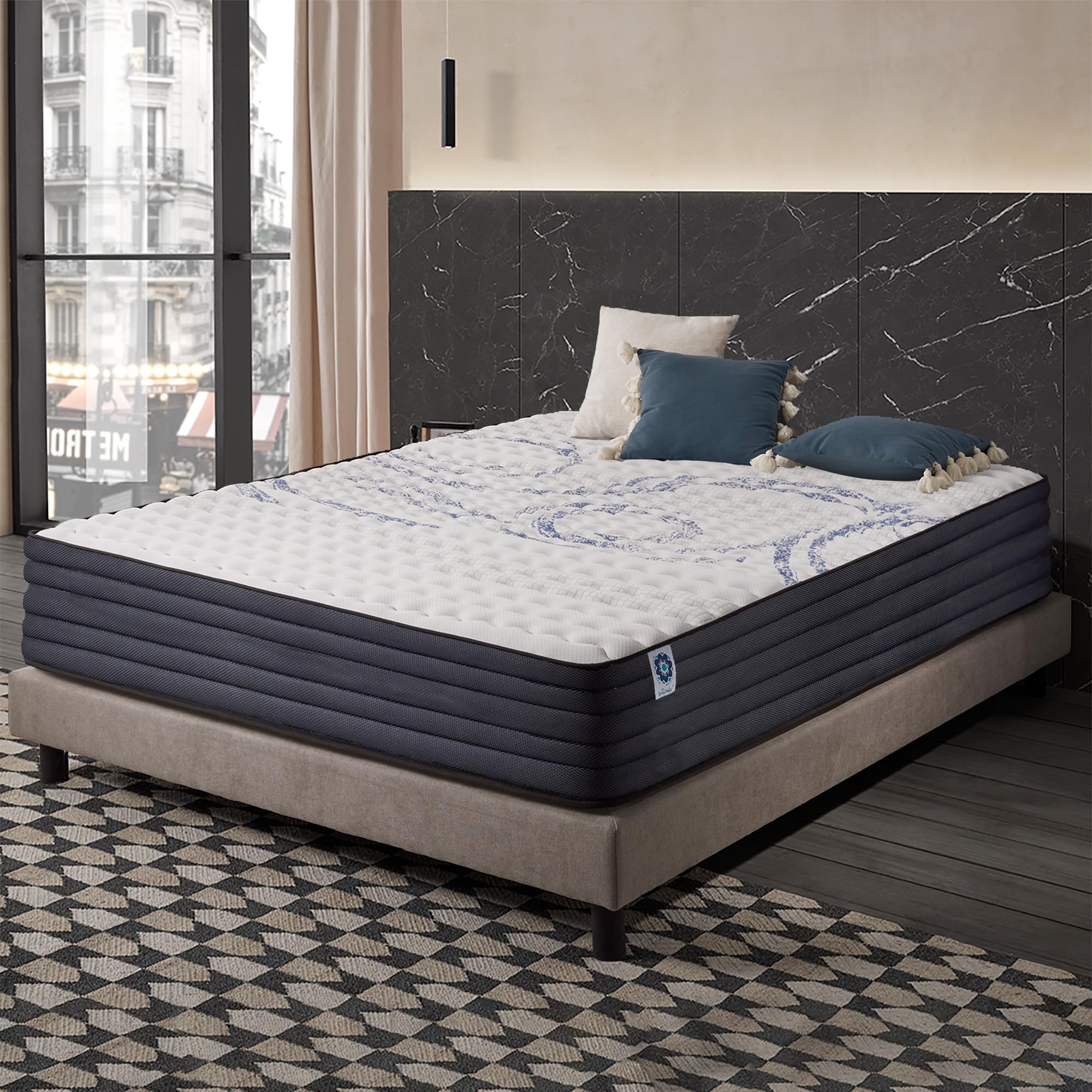 Materasso Naturalex Extrafresh Memory E Lattice 140x200 Cm - Materasso Ortopedico Doppio Lato, 30 Cm, Rivestibile - 3