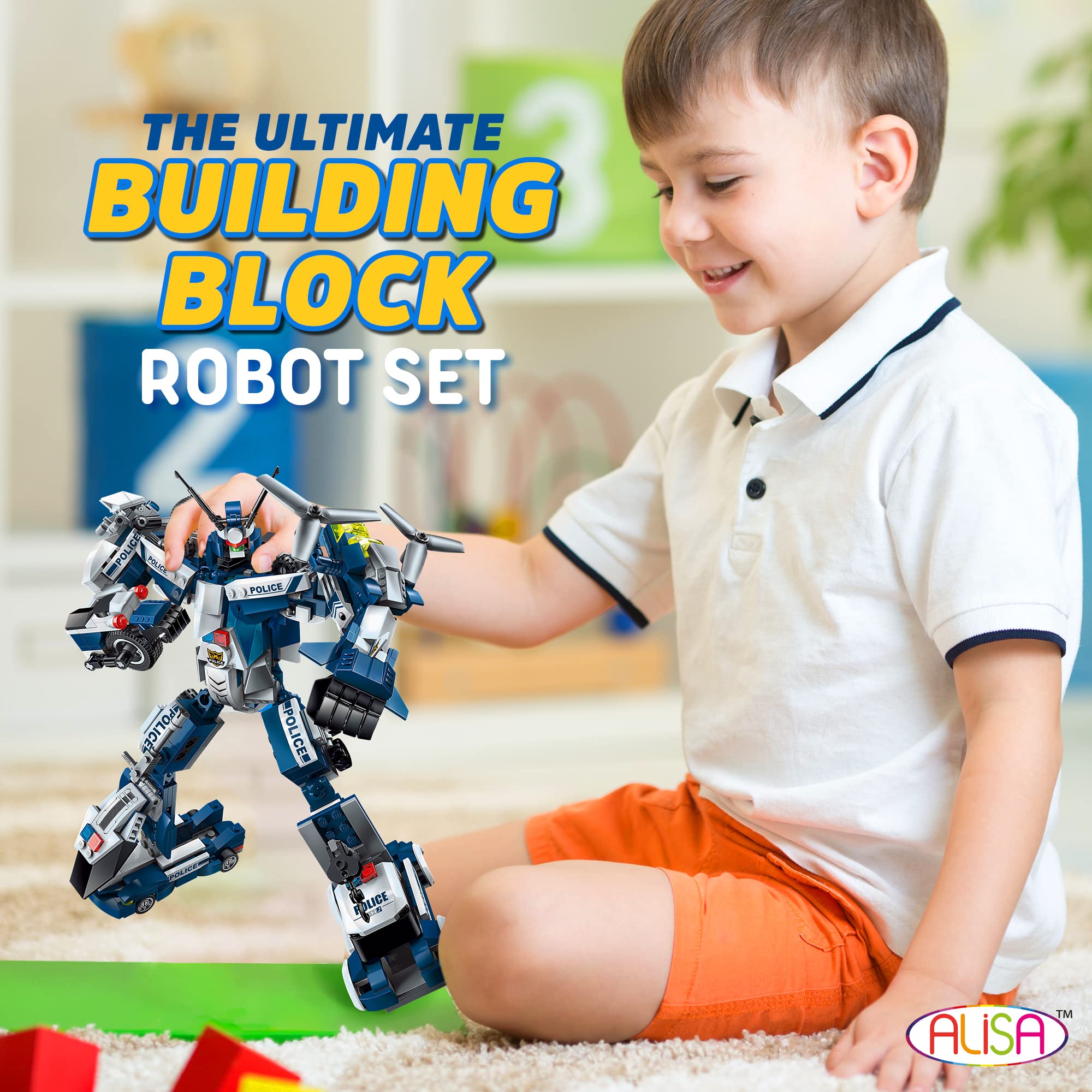 Buy Transforming Toy BlockFormers Connector Set 6in1 Robot