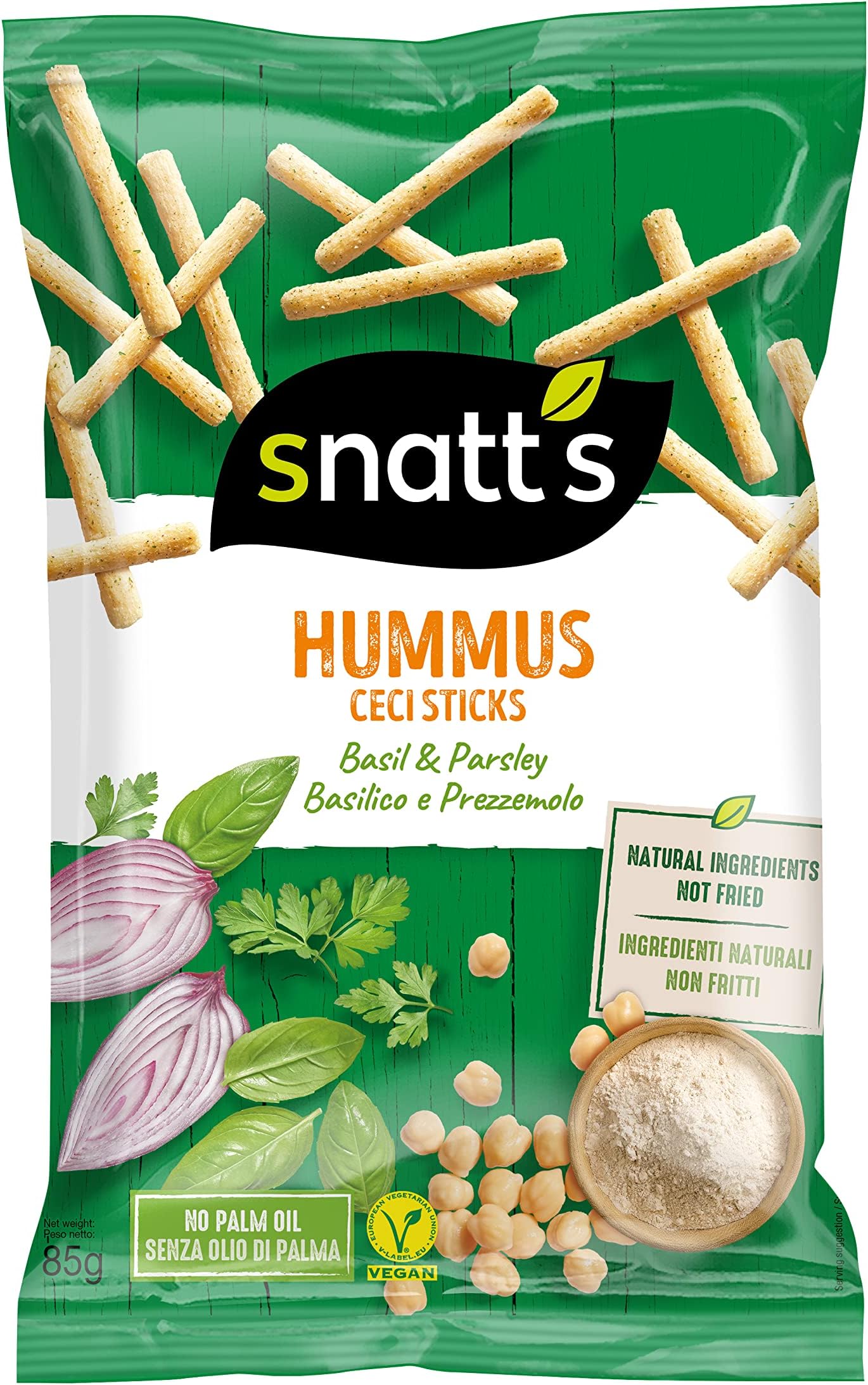 Snatt'S Hummus Snacks Pesto, 85 Gm