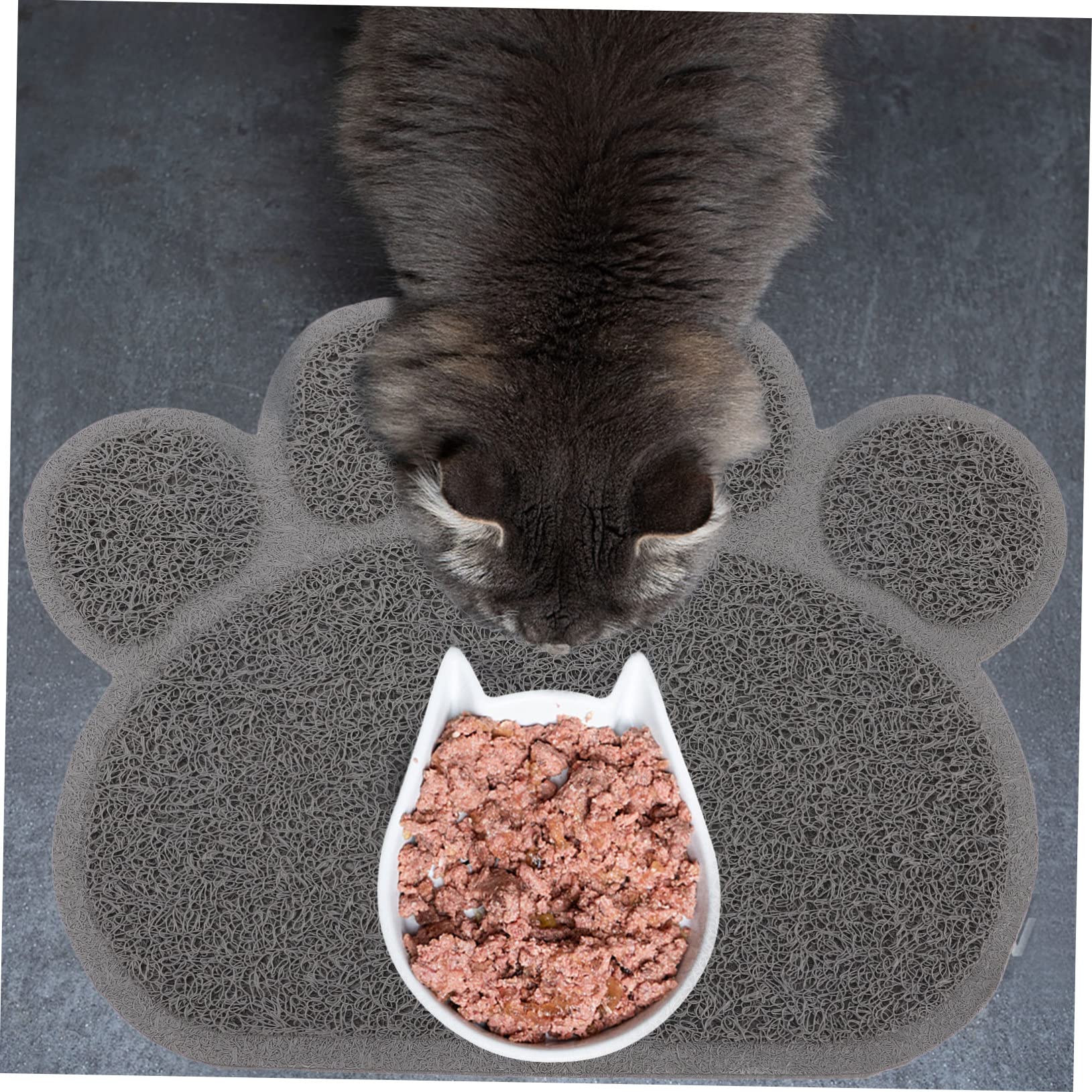 BESPORTBLE 3stücke Indoor Katzenstreu Matte Rutschfeste Und Langlebige Katzentoilettenunterlage Für Haustiere Vielseitige Futterunterlage