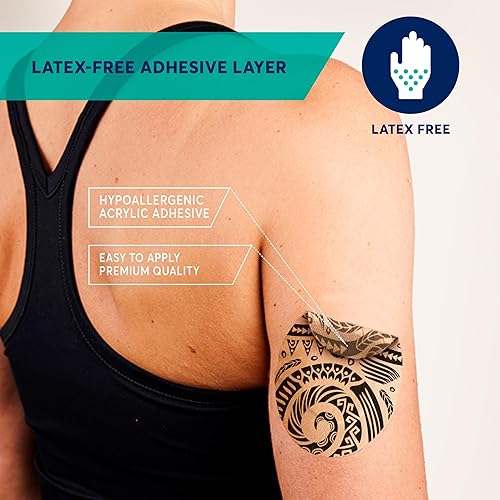 Miniatura 5 de CureTape Parches - Yesos Fijadores Sensores - Yesos para Freestyle Libre, Dexcom y Medtronic Guardian Sensores - Certificado TÜV - Variantes únicas