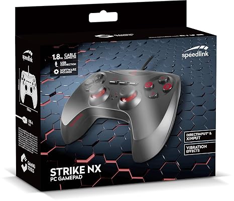 Speedlink - Strike NX 1.8M USB Ergonomic Gamepad For PC | Black