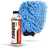 Torque Detail Decon Wash Pack - Decontamination Soap 8oz Wash Mitt - Surface Strip Wash Car Shampoo - Highly Absorbent Microfiber Chenille Car Wash Mitt Safely Cleans Your Vehicles Entire Surface