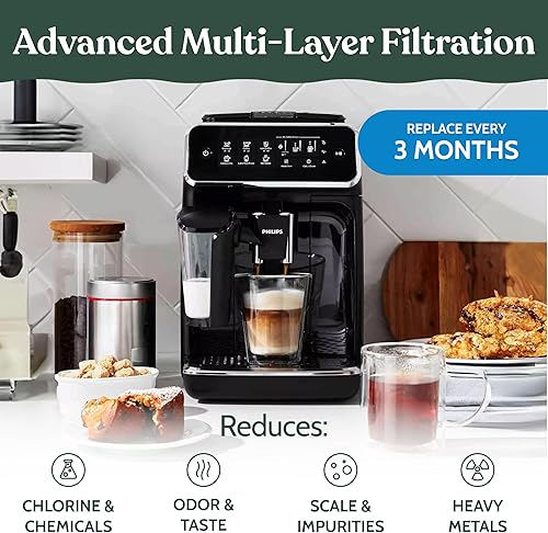 Miniatura 6 de Roobi Filtros de agua Philips compatibles. Especialmente diseñados para máquinas de café Philips, filtros de agua limpia Aqua Neutral de carbono.