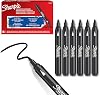 SHARPIE Akrilik markör, Yuvarlak uç, Siyah