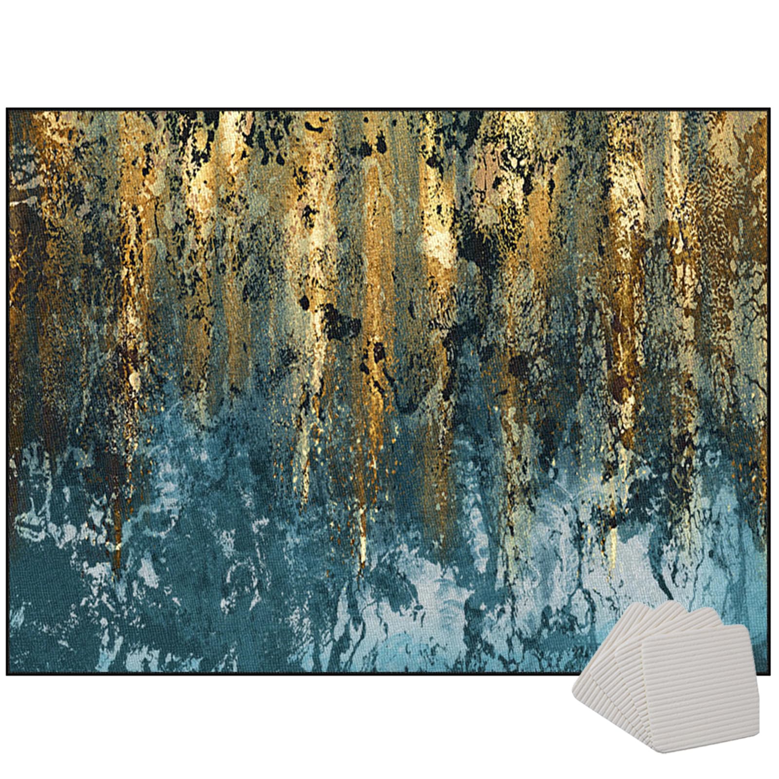 Schlagzeugteppich Trommelmatte, Drumteppich, Schallschutzteppich, Rutschfester Schlagzeugteppich, Drum Teppich Schlagzeug Teppich Schallschutz Schallschutzmatte - Schallschutzmatte 200 x 160 cm