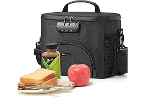 Large Insulated Lockable Lunch Bag - Leakproof and Durable