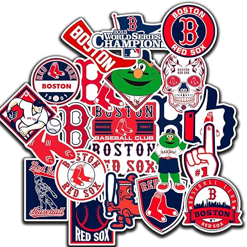 25 calcomanías de béisbol americano para botella de agua, laptop, bicicleta, computadora, motocicleta, funda de viaje, calcomanía decorativa para