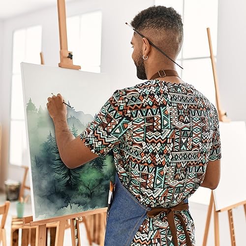 Miniatura 6 de ArtSkills Lienzos estirados para pintura, suministros de pintura en lienzo de 11 x 14 para artistas, paquete de 6 unidades