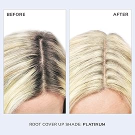 COLOR WOW Root Cover Up, Platinum - Instant Grey Coverage and Highlight Touch-Up, Water and Sweat Resistant, No mess Award-Winning Formula