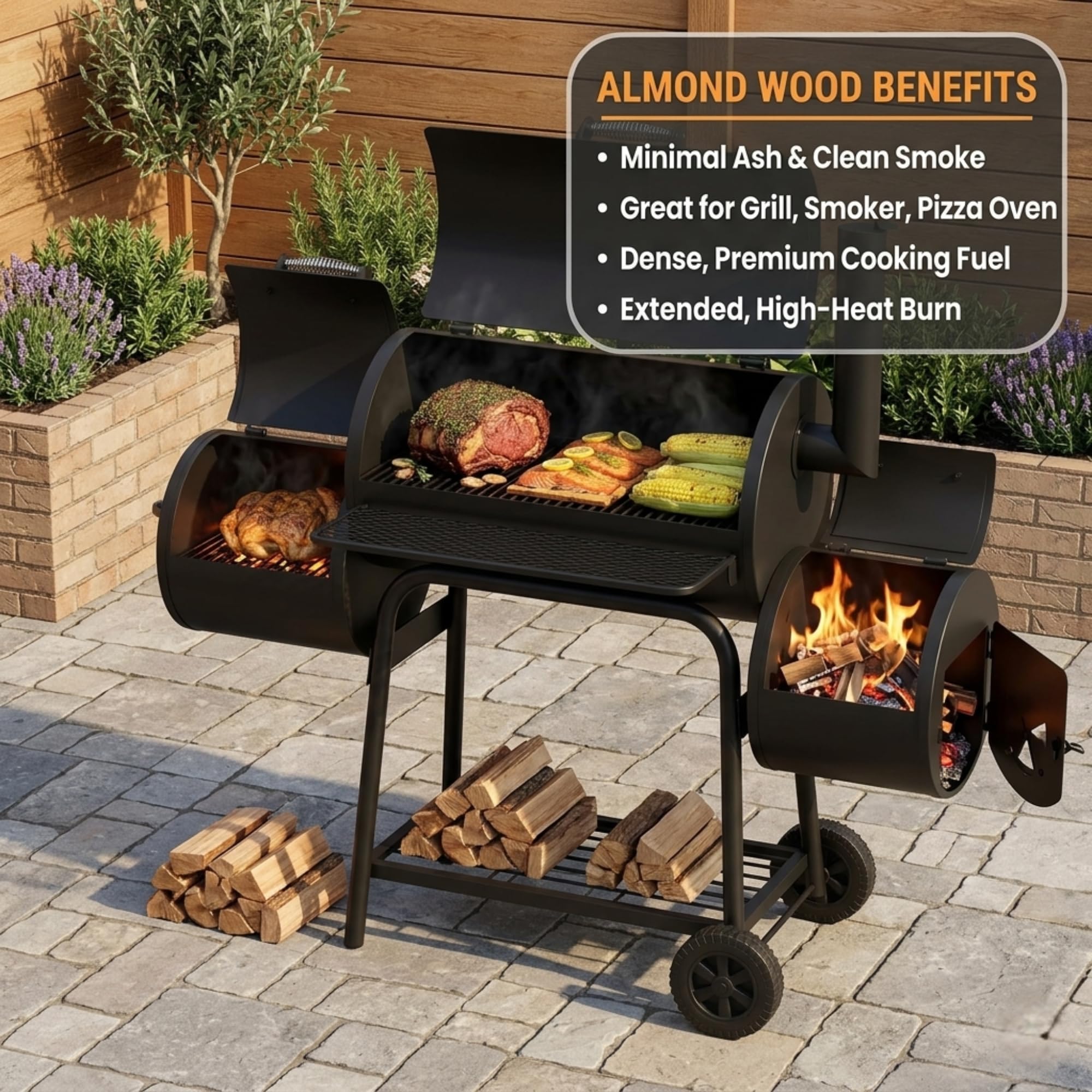 Amazon.com : Almond Firewood 10