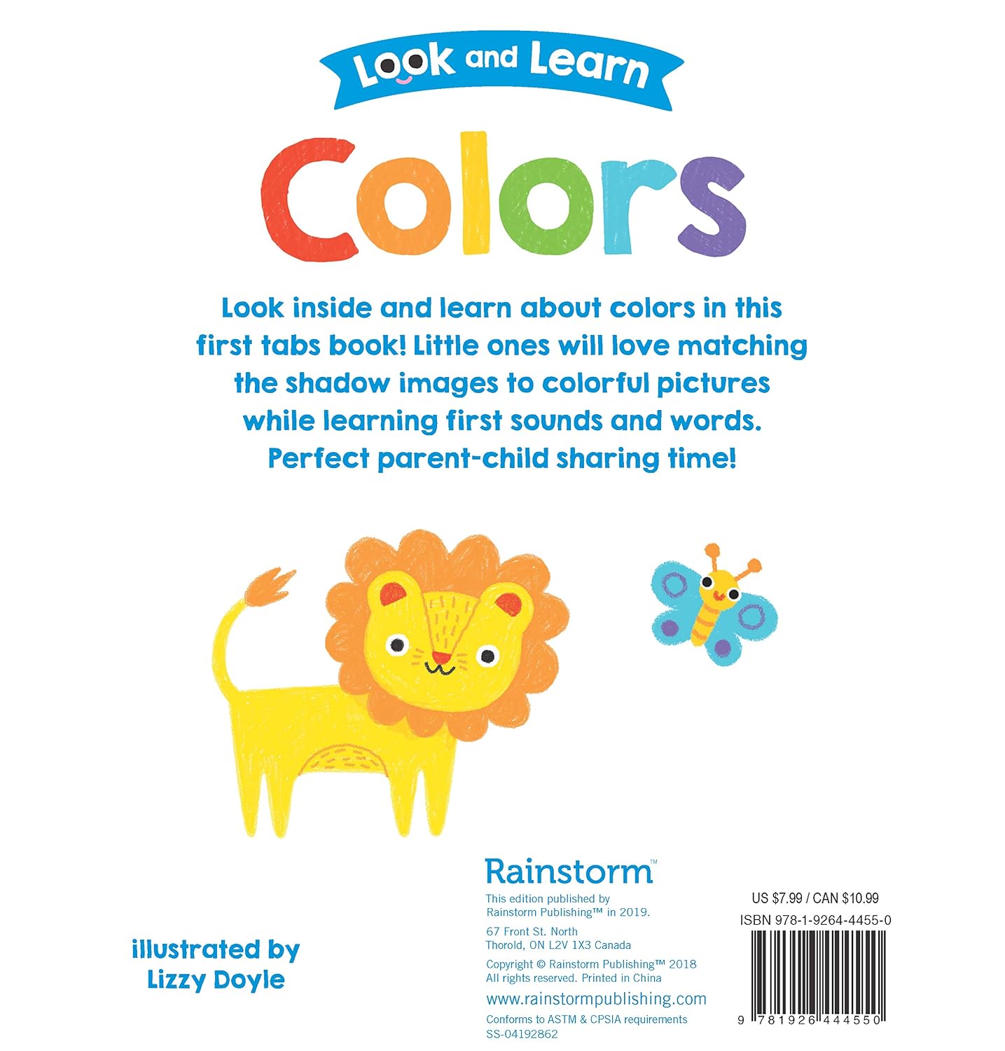 Colors-Die-Cut Tabbed Board Book Packed with Colorful, Patterned Illustrations and Seek-and-Find Activities on Every Page (Look and Learn)