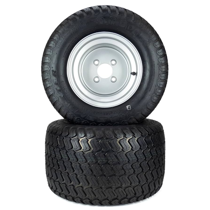 Amazon.com: (2) Turf Tire Assemblies 20x12.00-10 Fits