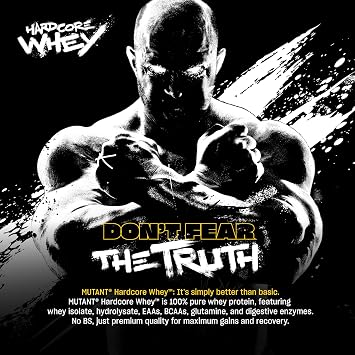 WHEY Hardcore WHEY | 100٪ بروتين مصل اللبن النقي | 24 جرام بروتين مصل اللبن سريع الهضم المعزول بالإضافة إلى هيدروزيدات بروتين مصل اللبن | 70 حصة | 5 رطل | ملفات تعريف الارتباط والكريمة