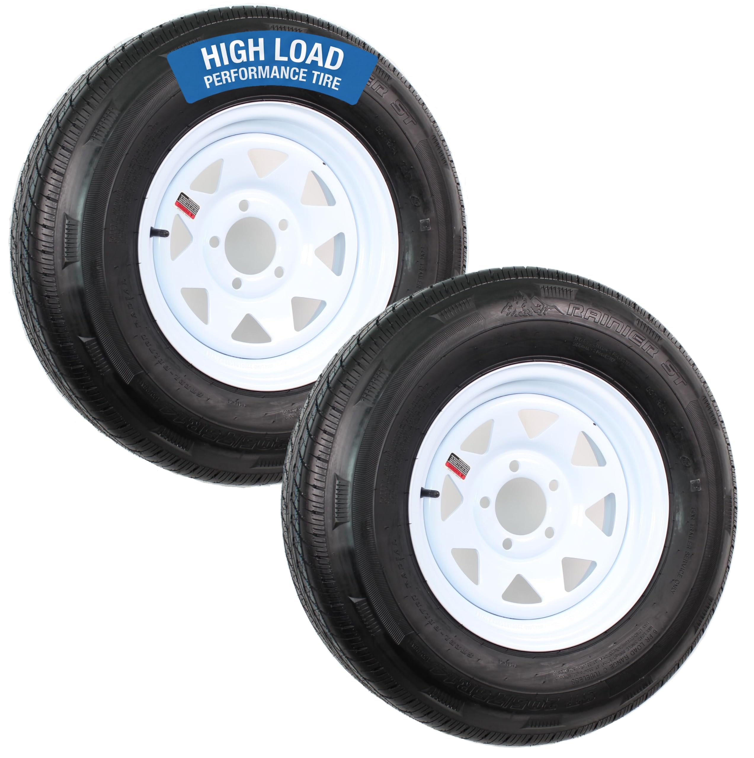 eCustomrim ST205/75R14 Radial Trailer Tire and Rim