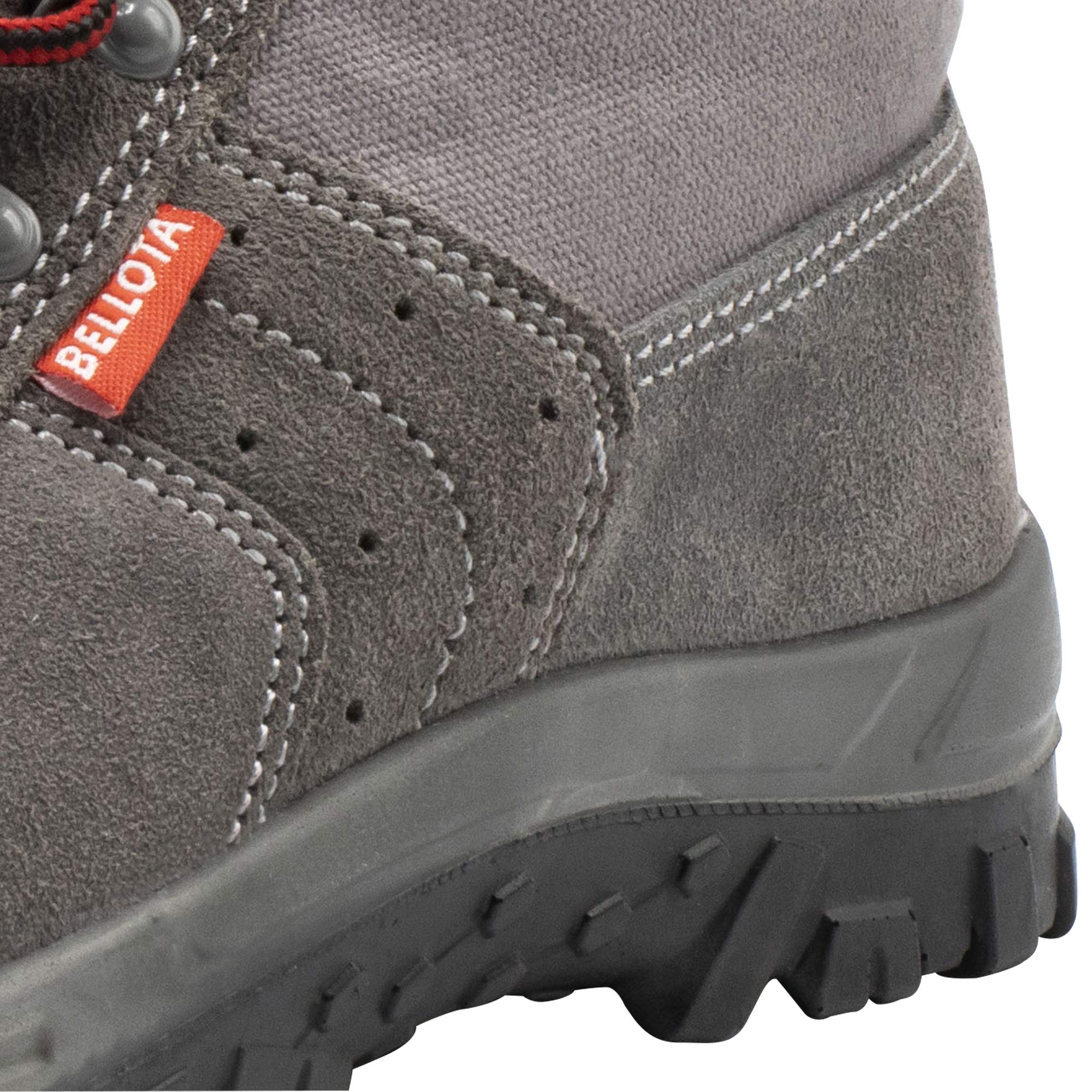Bellota 72306S1P - Botas de Seguridad Classic de Hombre y Mujer con Serraje Transpirable y Cuello en Lona