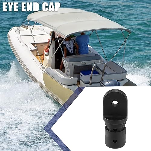 Miniatura 2 de X AUTOHAUX 4 unids Bimini Boat Top Kayak Canoa Dinghy Nylon Eye End Cap Interior para 1" Tubo Barco Accesorio