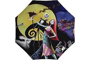 Anime Umbrella: Nightmare Before Christmas Auto Open Folding Umbrella