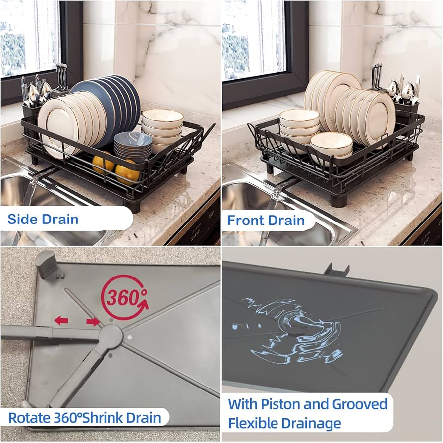 Amazon｜Trusthere 水切りラック 食器 水切り 台所用品ホルダ