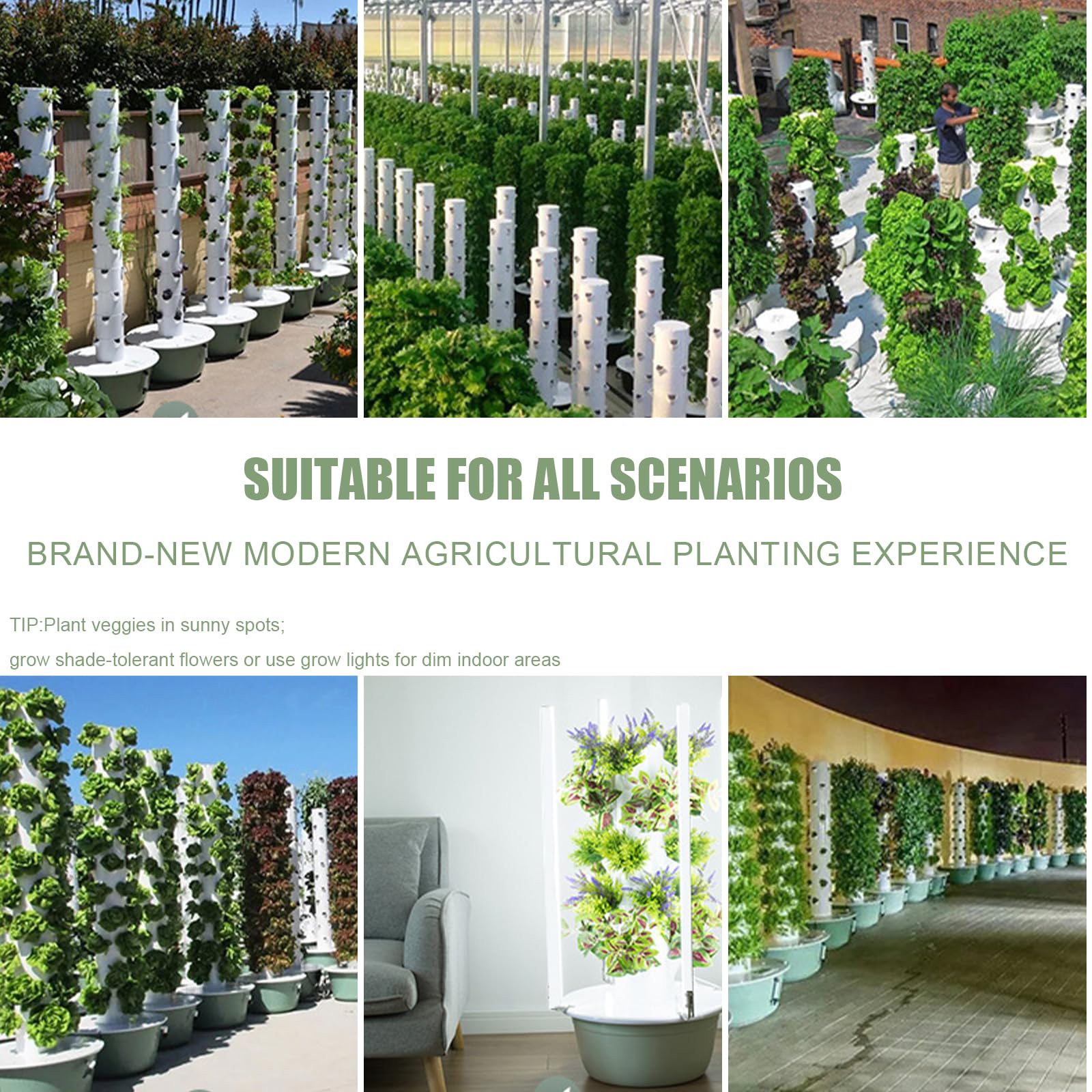 Système de Culture hydroponique Verticale Multicouche, système de Jardinage d'intérieur, minuterie, Circulation Automatique de l'eau, pour Herbes, Fruits et légumes 9th Floor