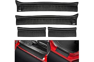 SUPAREE Door Sill Entry Guards for 2018-2024 Jeep Wrangler