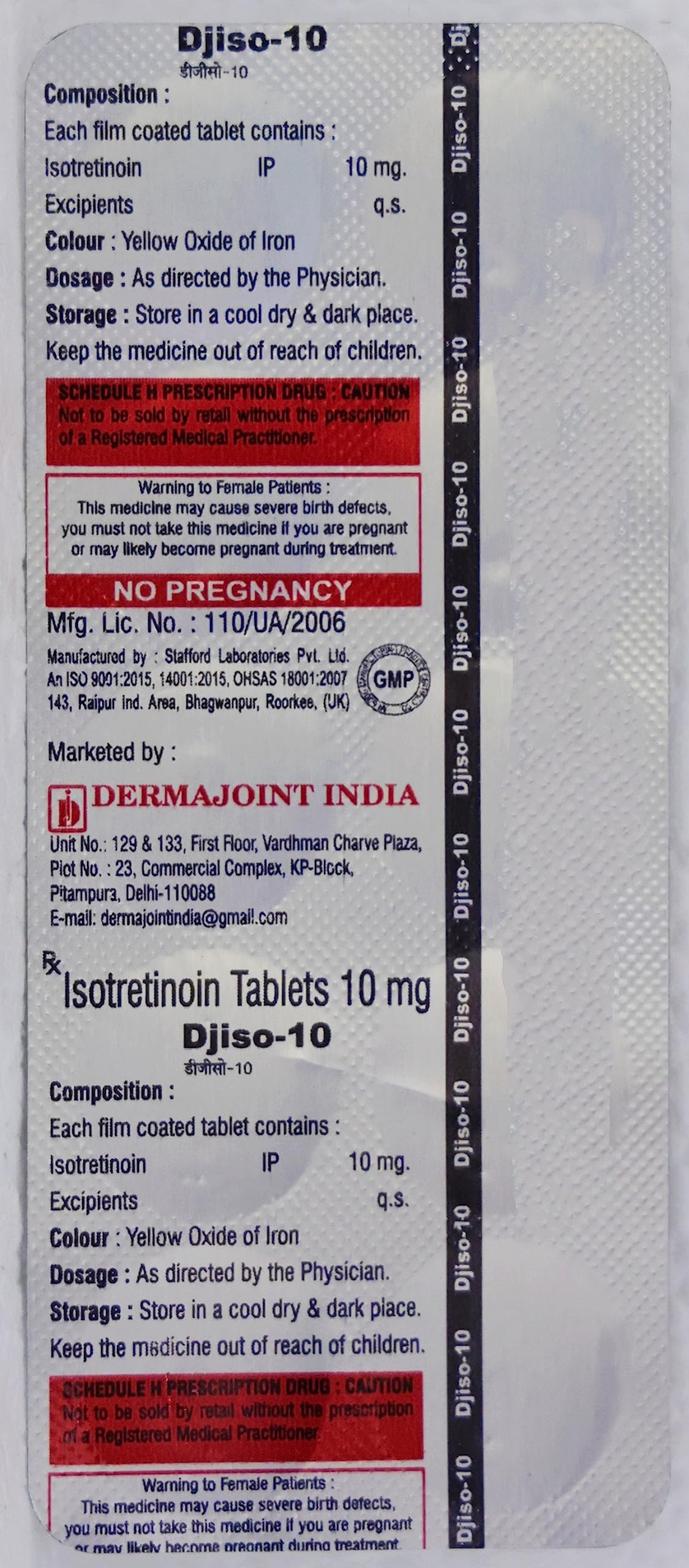 Djiso-10 - Strip of 10 Tablets