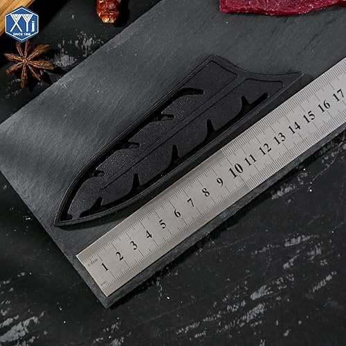 Vista 89 de XYJ Juego de 2 fundas de cuchillo de seguridad para cuchillos, protector de borde, funda universal para cuchillos, chef, cuchillo de cerámica