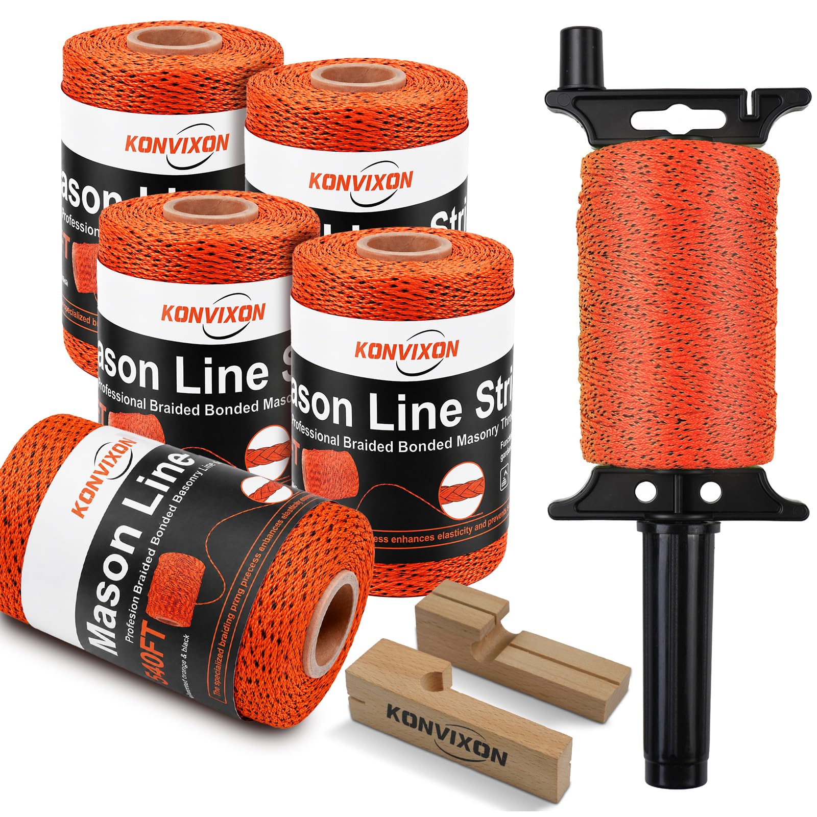 Mason String Line Set - Bricklaying & Alignment -8
