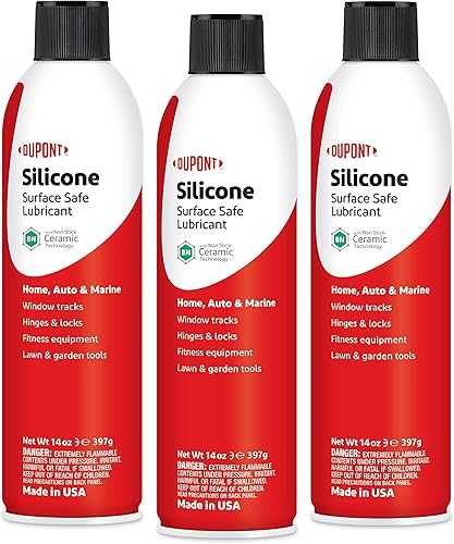 DuPont - Lubricante de silicona con Teflon, espray en aerosol, 14 onzas