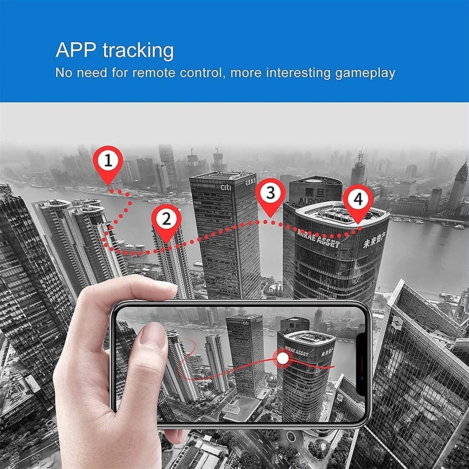 Drone GPS WiFi 4K HD Live Video Doppia Fotocamera per Principianti, Quadricottero Pieghevole Telecomando, Mantenimento Altitudine, Ritorno Automatico, Controllo dei Gesti, Seguimi, Modalità Se