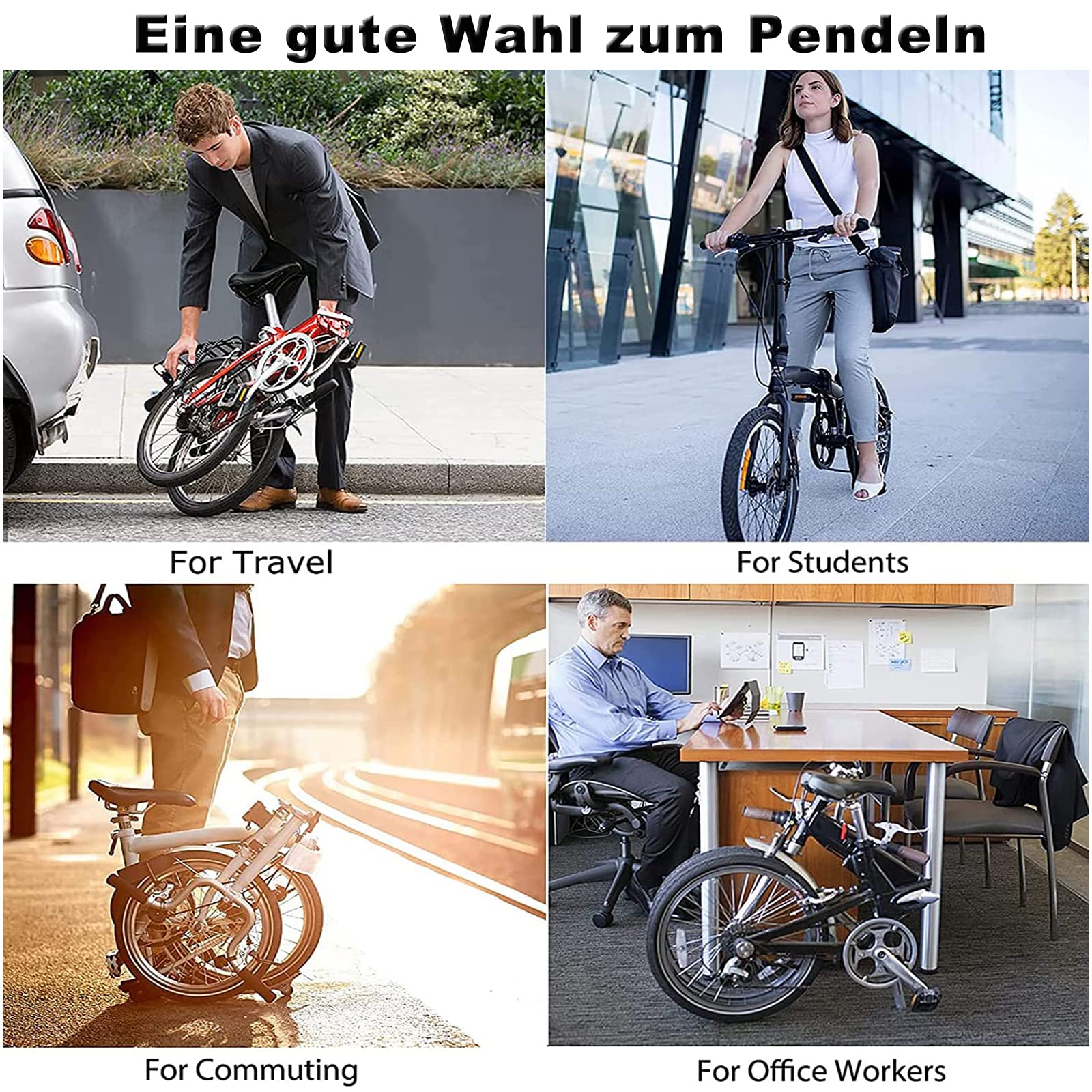 KABON Klapprad 20 Zoll Carbon, 9 Geschwindigkeit Faltrad mit Carbon Rahmen Ultraleichtes Mini Stadtfahrrad Faltrad Klapprad Herren Damen
