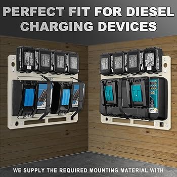 Amazon.co.jp: マキタ バッテリー 壁掛け ホルダー 充電器 アダプター