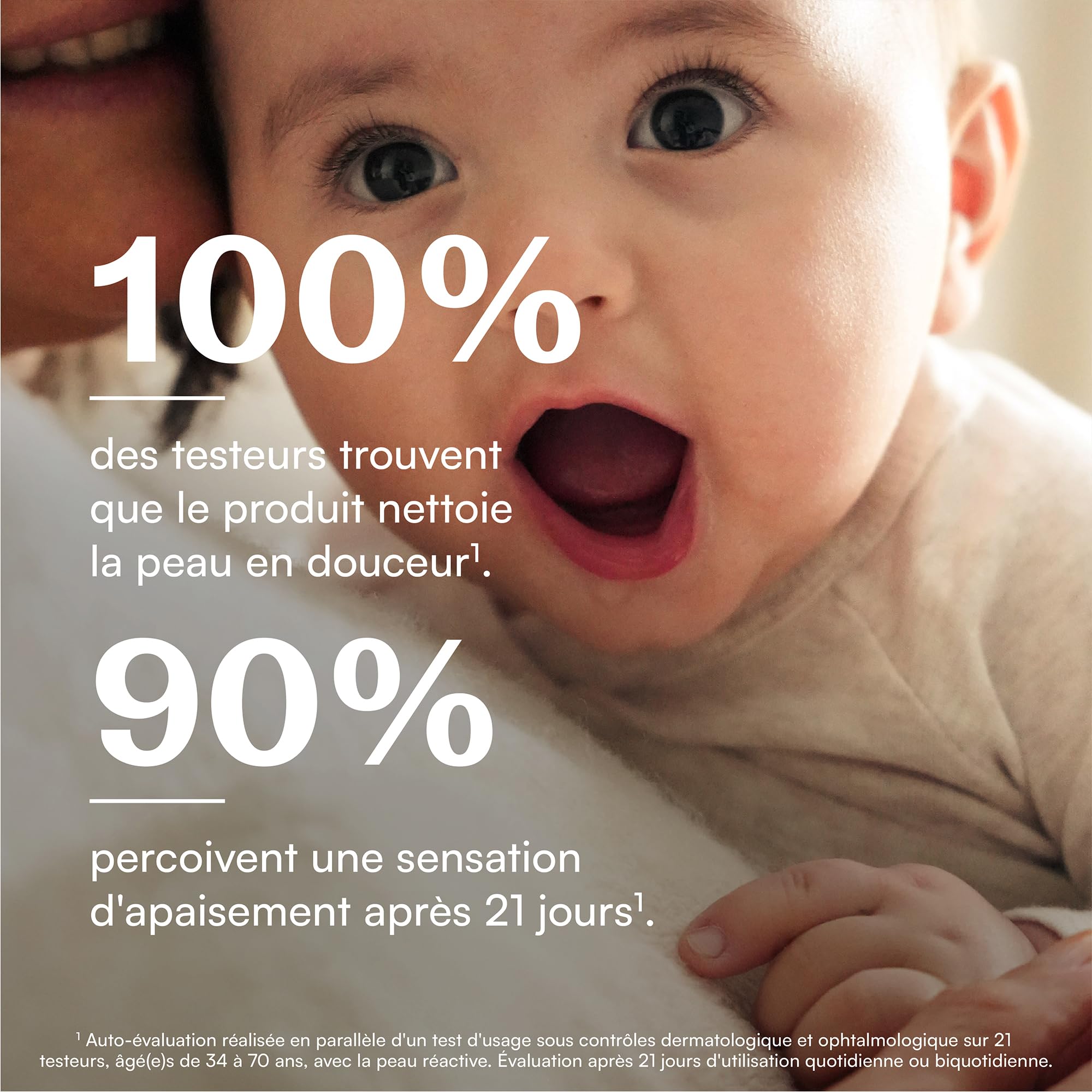 Laboratoires de Biarritz - Eau Nettoyante Micellaire pour Bébé - Certifiée Bio - Apaise et Rafraîchit la Peau - Visage, Corps, Mains & Siège - 500 ml - Fabriquée en France