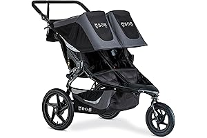 Double Jogging Stroller for Ultimate Maneuverability: Revolution Flex 3.0 Duallie by UPPAbaby