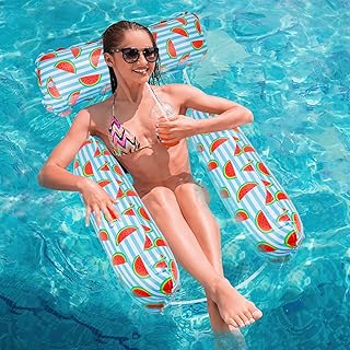 Pool Floats, Inflatable Pool Floats Hammock, Swimming Pool Float Adult Inflatable Water Hammock,Multi-Purpose Pool Hammock for Adults Kids Vacation