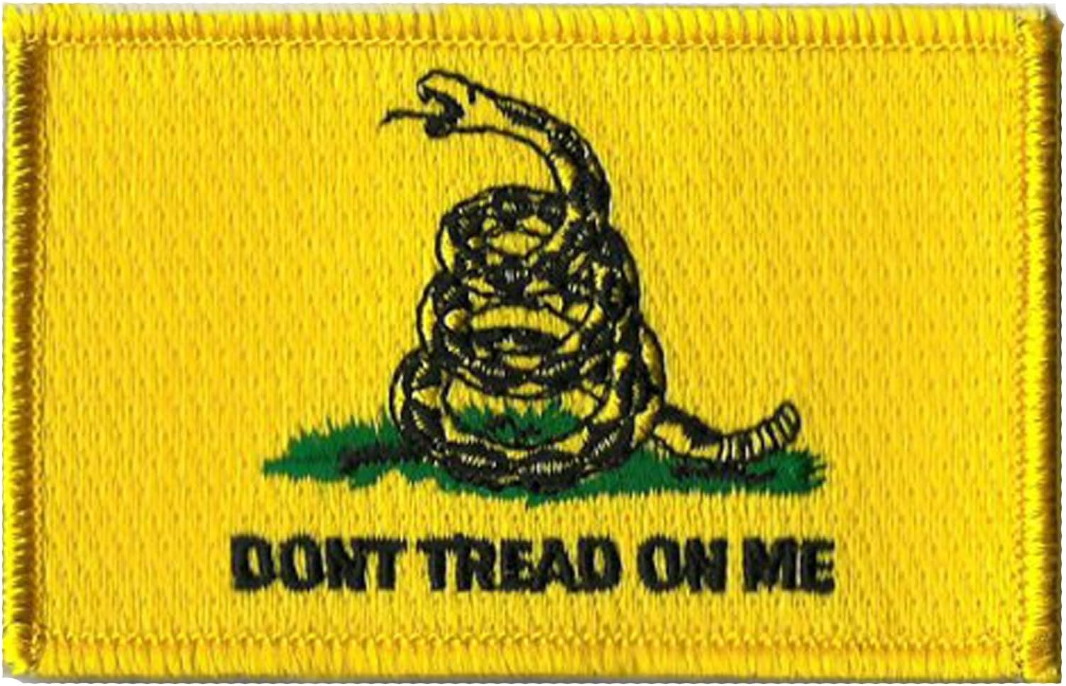 Gadsden Don't Tread On Me Tactical Patch - Yellow - by Gadsden and Culpeper
