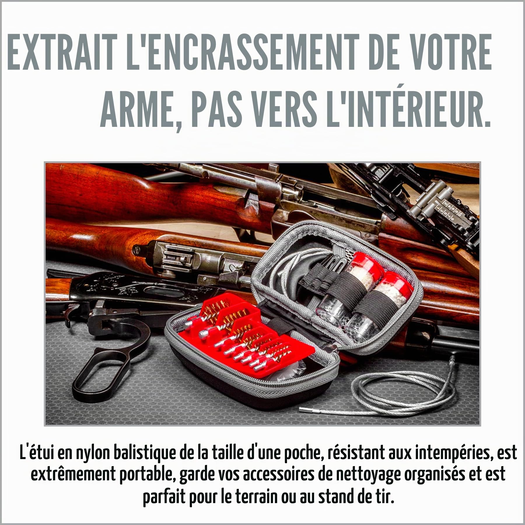 Real Avid AVGCK310-U Accessoire de Nettoyage d'arme Mixte, Gris, no Size