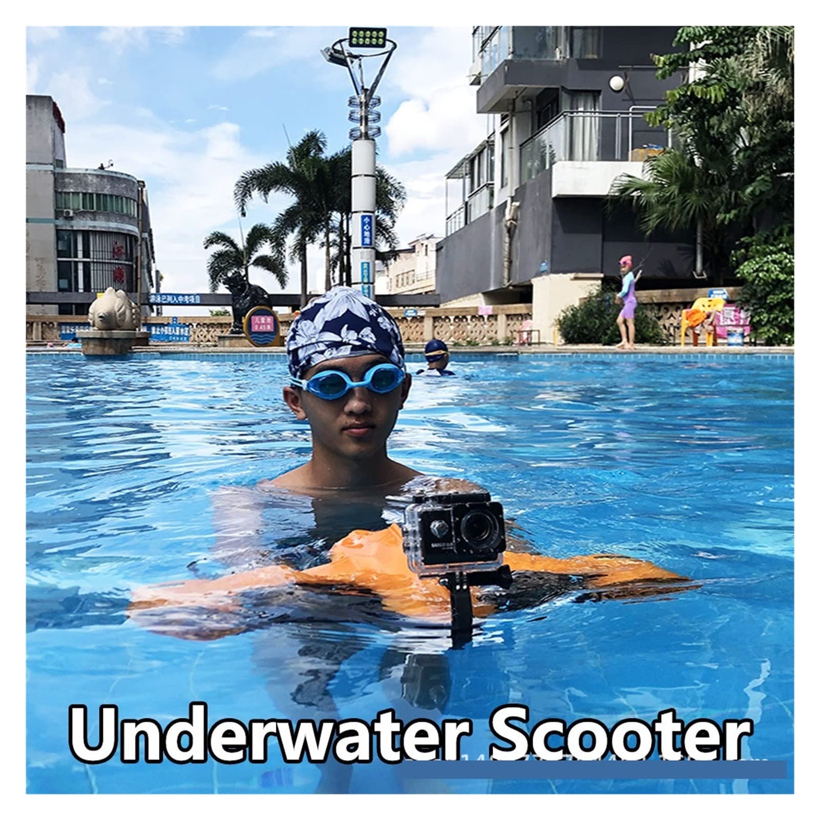 Booster Subacqueo Propulsore Subacqueo Snorkeling Immersioni Booster Nuoto Attrezzatura di Propulsione Propulsore Portatile,Facile Manutenzione